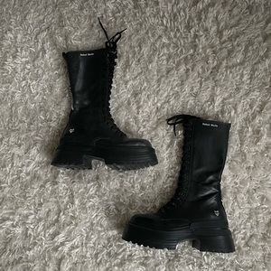 Naked wolfe platform boots - worn 3 times